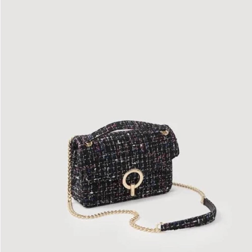 Sandro YZA tweed bag : Sold out online